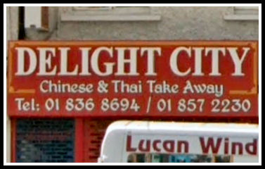 Delight City Takeaway, Beaumont, Dublin 9 - Tel: 01 836 8694 / 0841